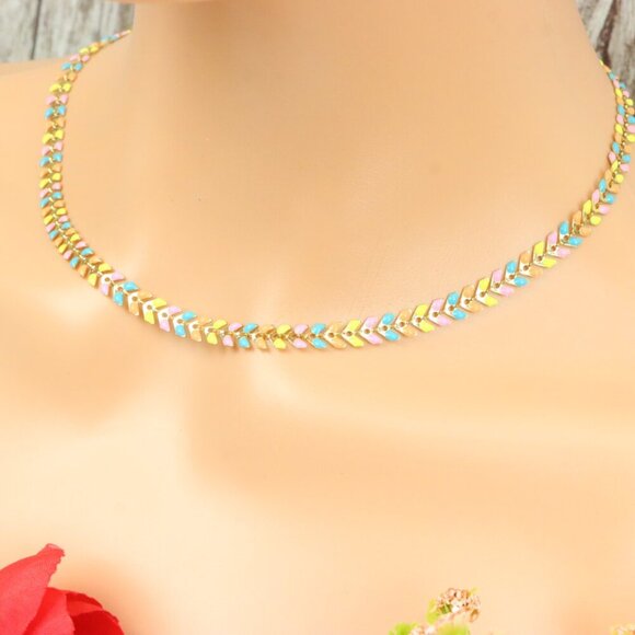 "Minimalist Necklace Chain, Elegant Jewelry for Women & Girls | MLCRC2005 - Picture 9 of 10